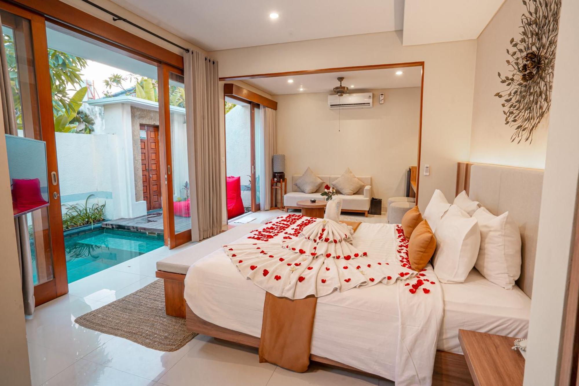 The Sakaye Villas & Spa Legian Szoba fotó